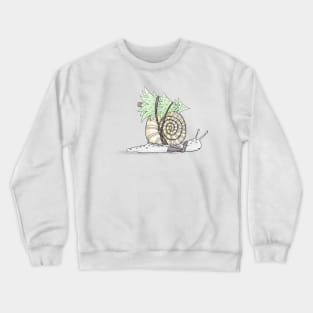 Christmas Snail Crewneck Sweatshirt